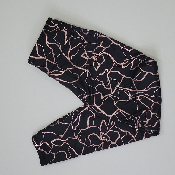Ideology Leggings Metallic Bloom SZ M - Picture 2 of 13